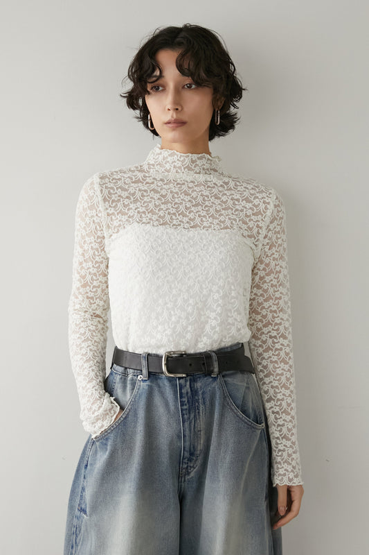 フラワーレーストップス【WHITE】