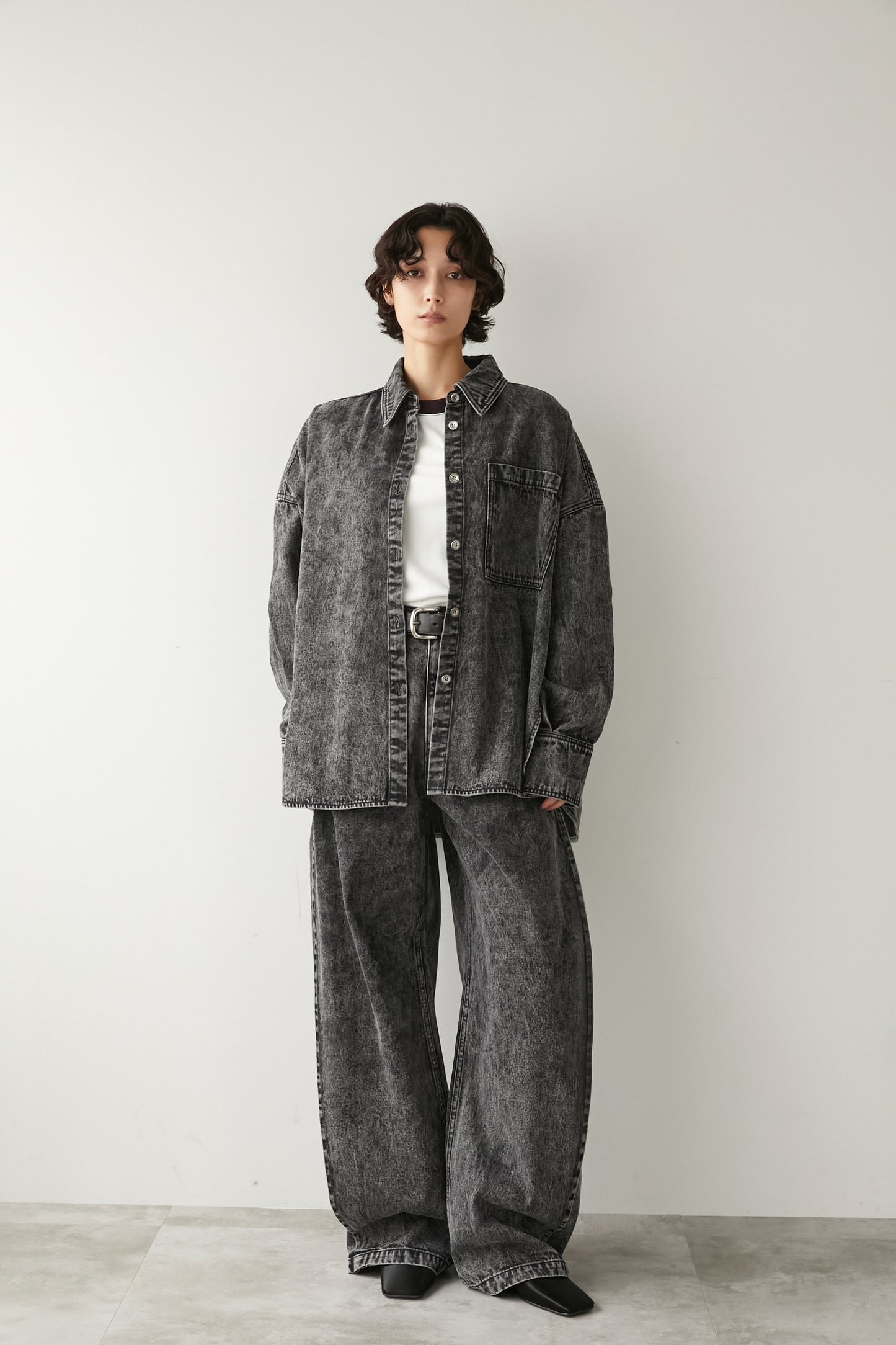 オーバーサイズデニムJK【GRAY】