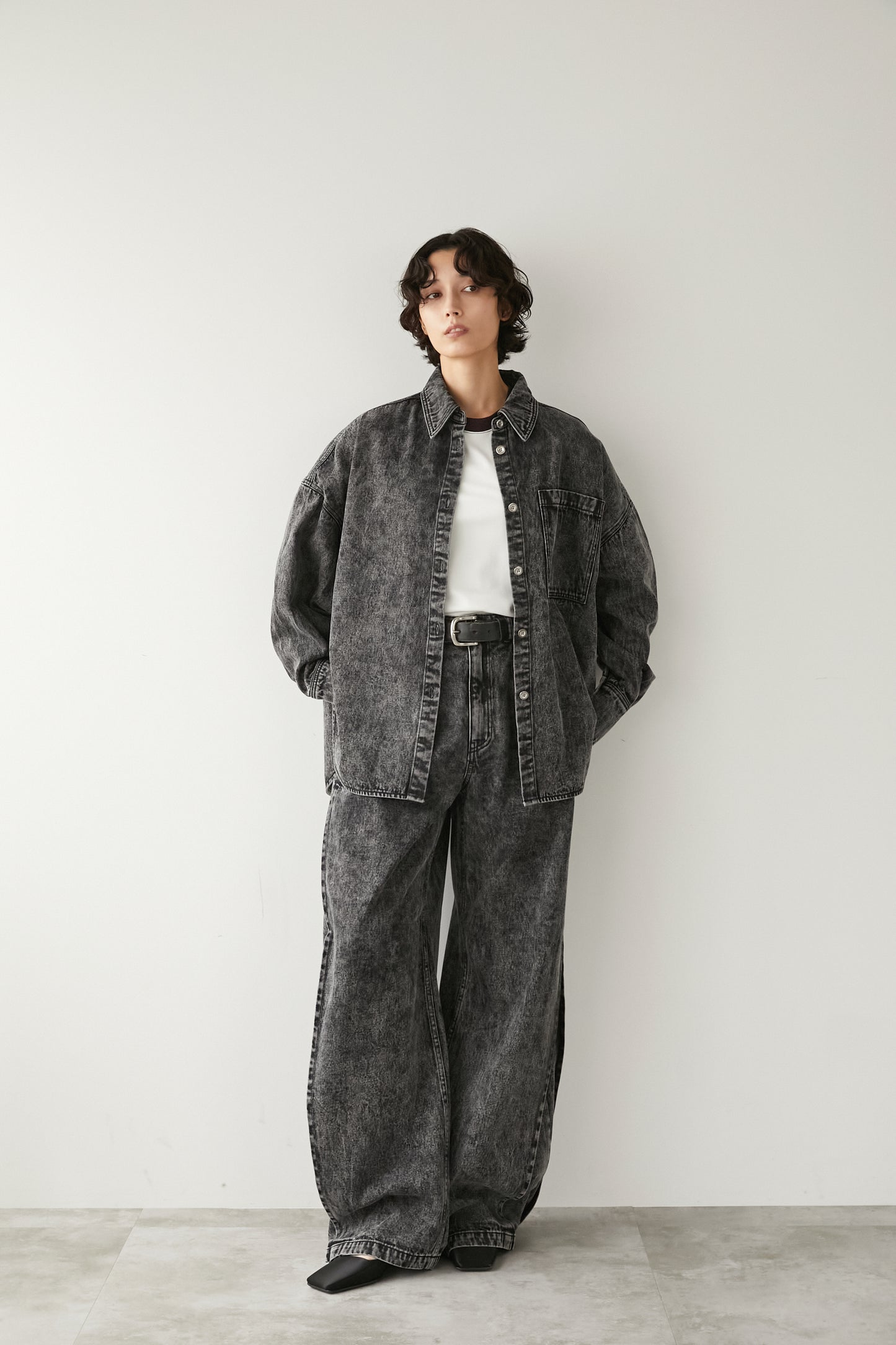 オーバーサイズデニムJK【GRAY】
