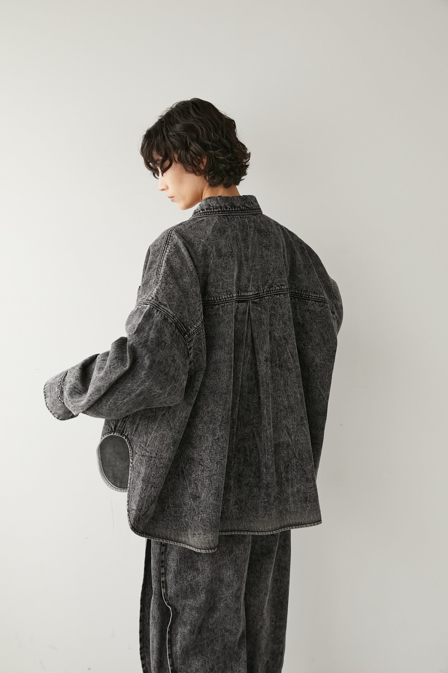 オーバーサイズデニムJK【GRAY】