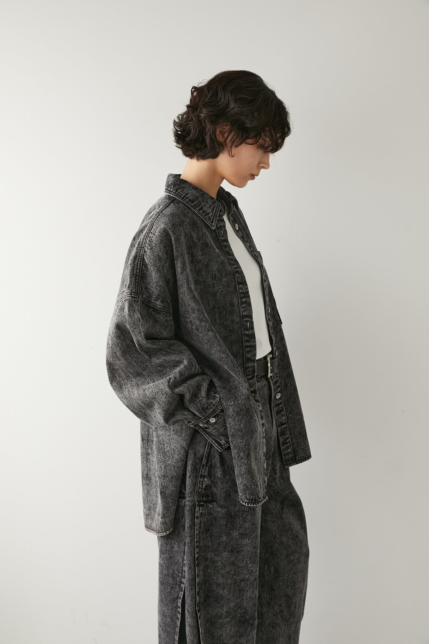 オーバーサイズデニムJK【GRAY】