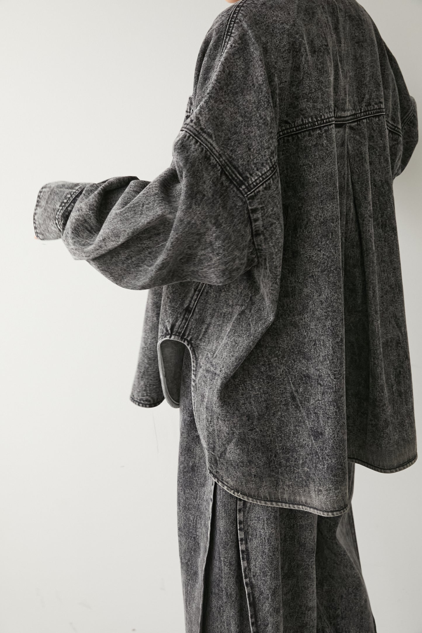 オーバーサイズデニムJK【GRAY】