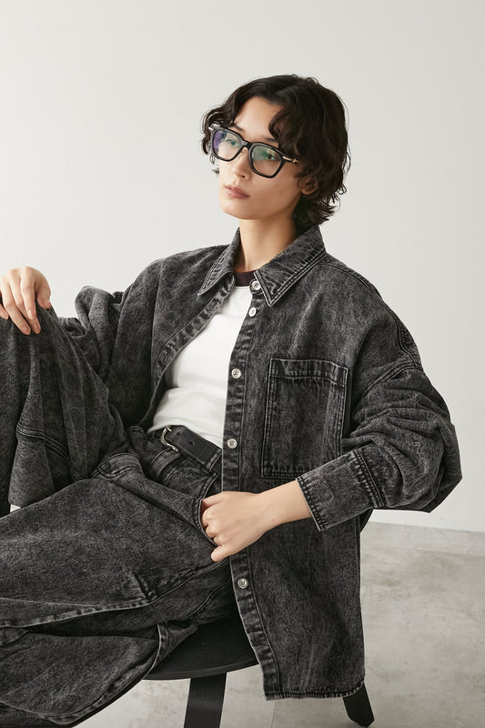 オーバーサイズデニムJK【GRAY】