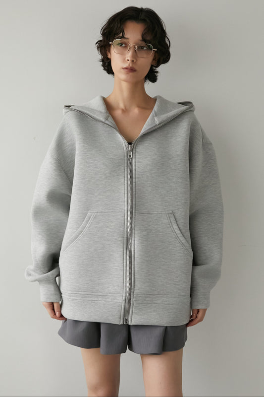 オーバーサイズジップフーディー【GRAY】