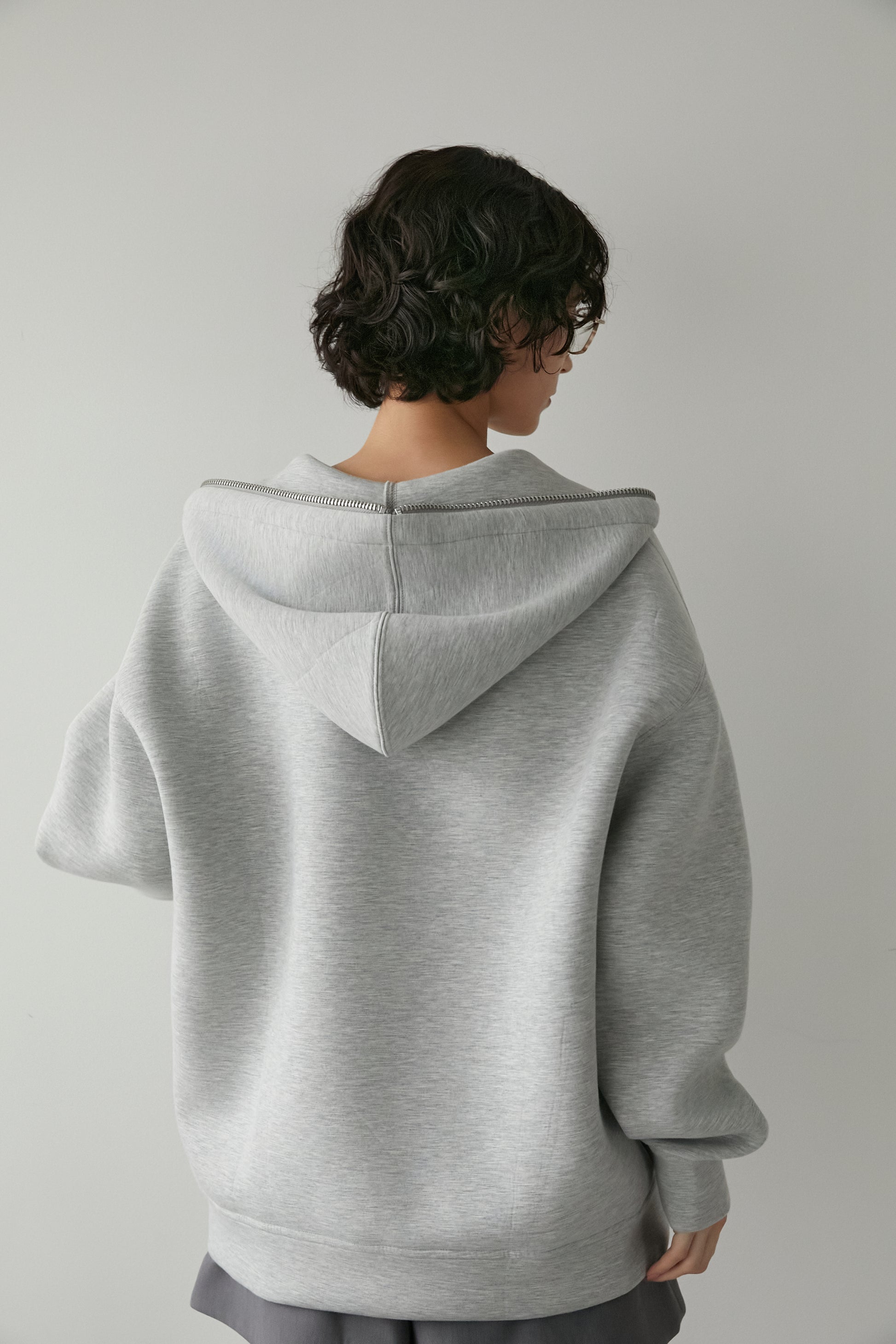 オーバーサイズジップフーディー【GRAY】 – ELLIE