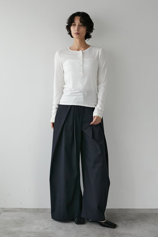 ストライプトラウザーズ【NAVY】