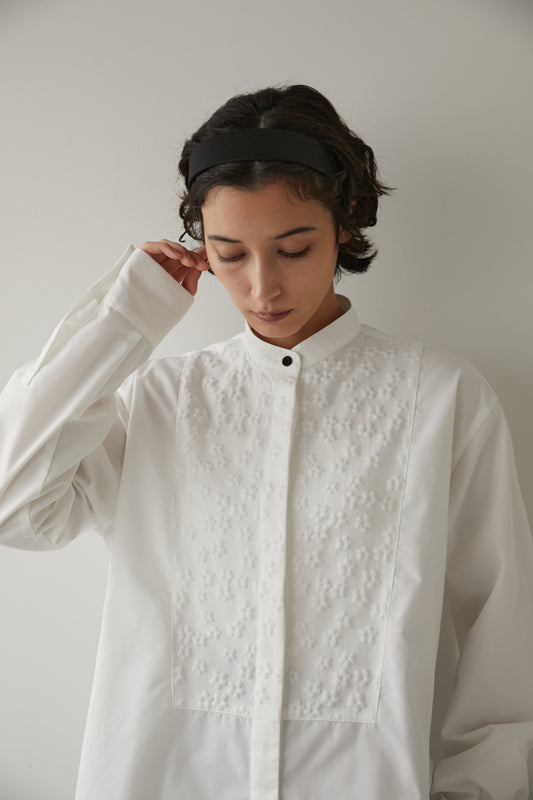 レリーフシャツ【WHITE】