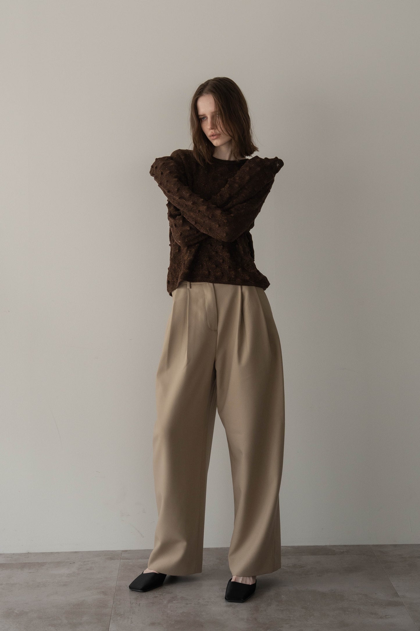 【予約販売4月上旬-中旬配送】トゲトゲニット【BRWON】