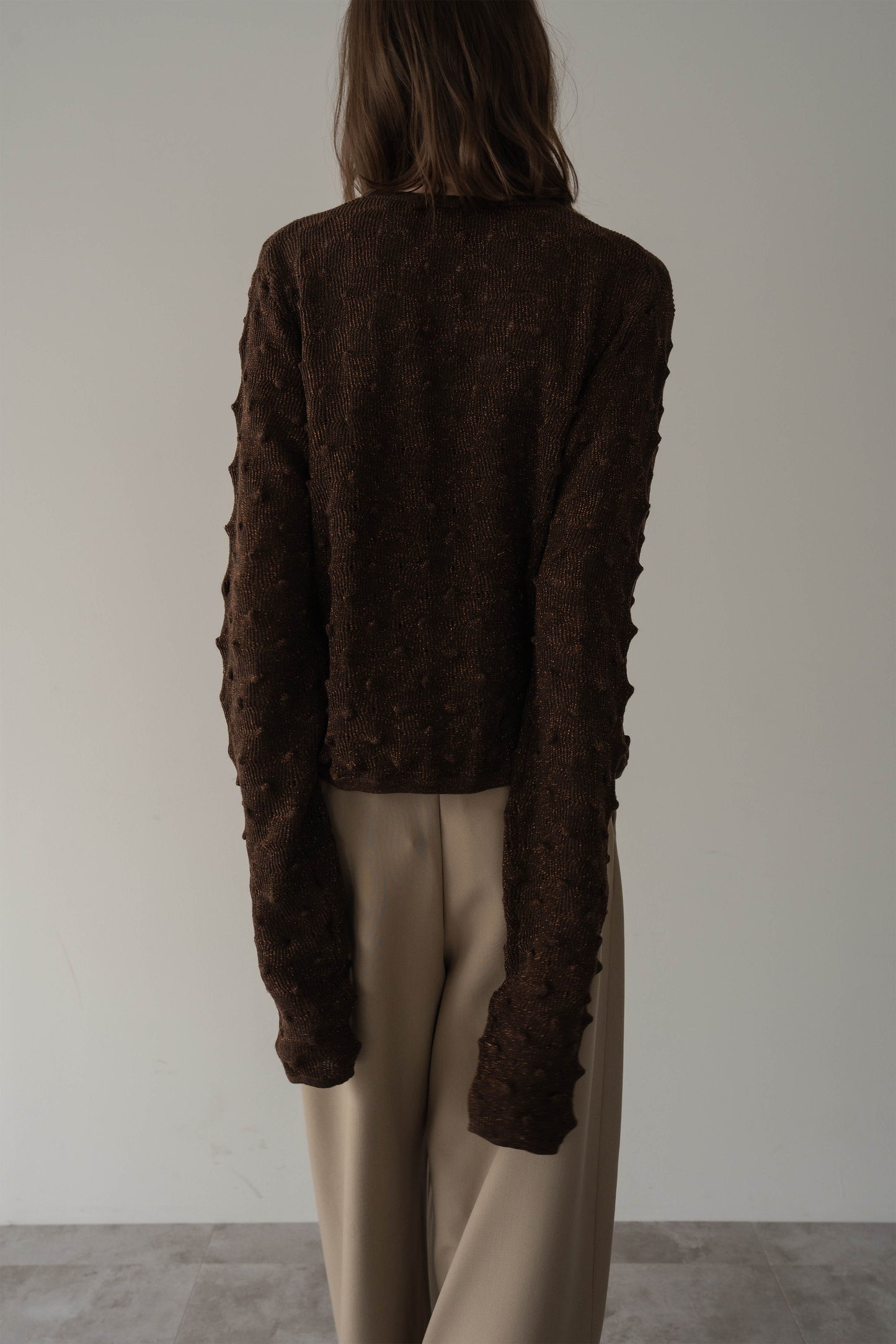 【予約販売4月上旬-中旬配送】トゲトゲニット【BRWON】