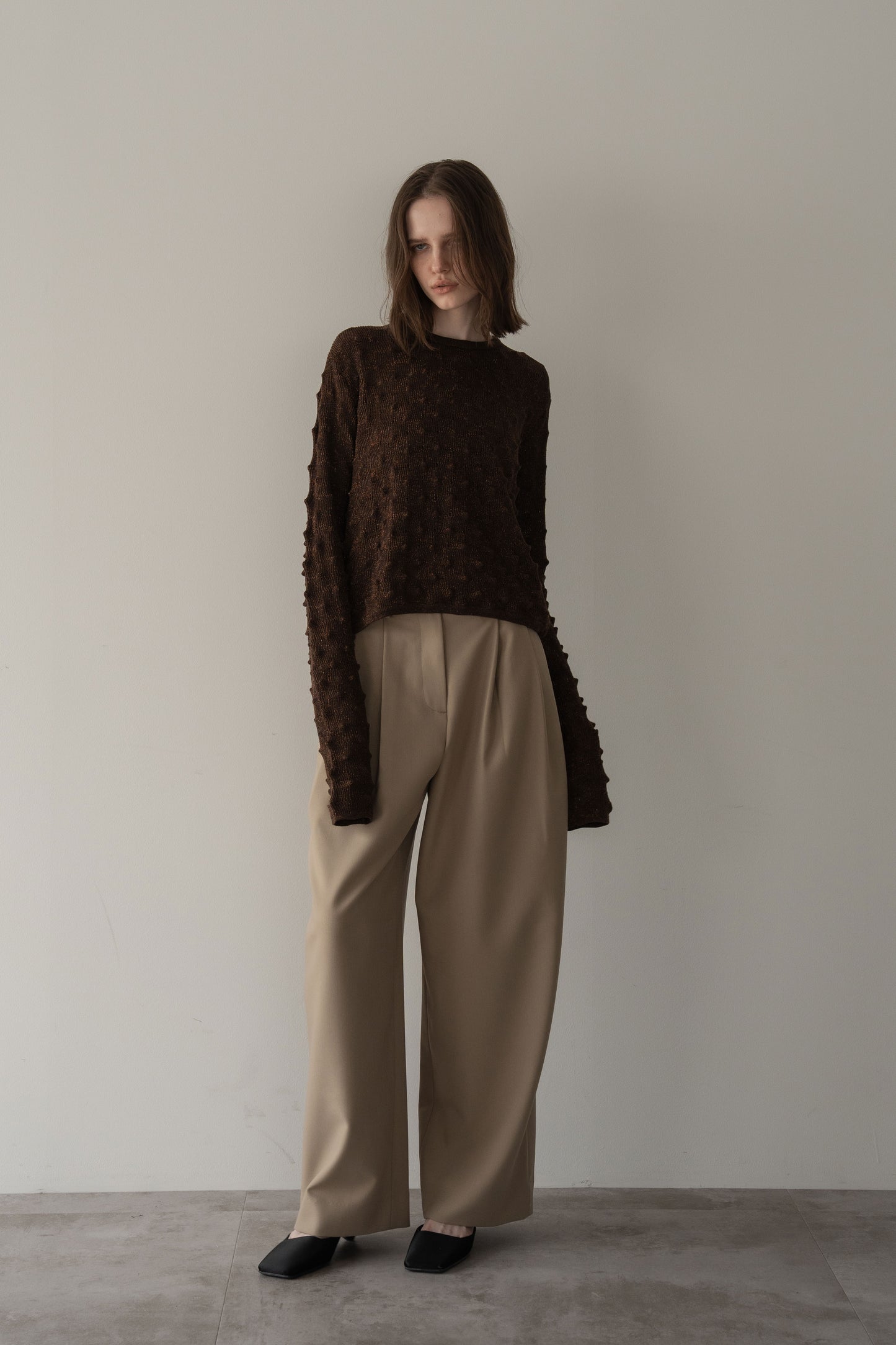 【予約販売4月上旬-中旬配送】トゲトゲニット【BRWON】