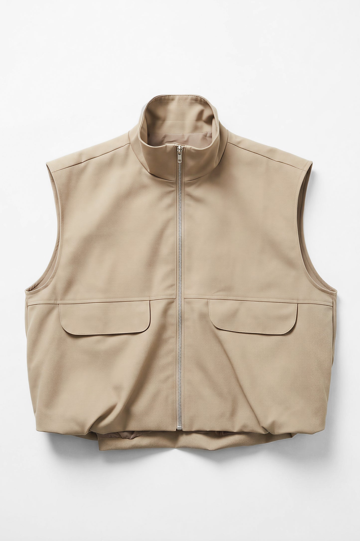 ジップベスト【BEIGE】