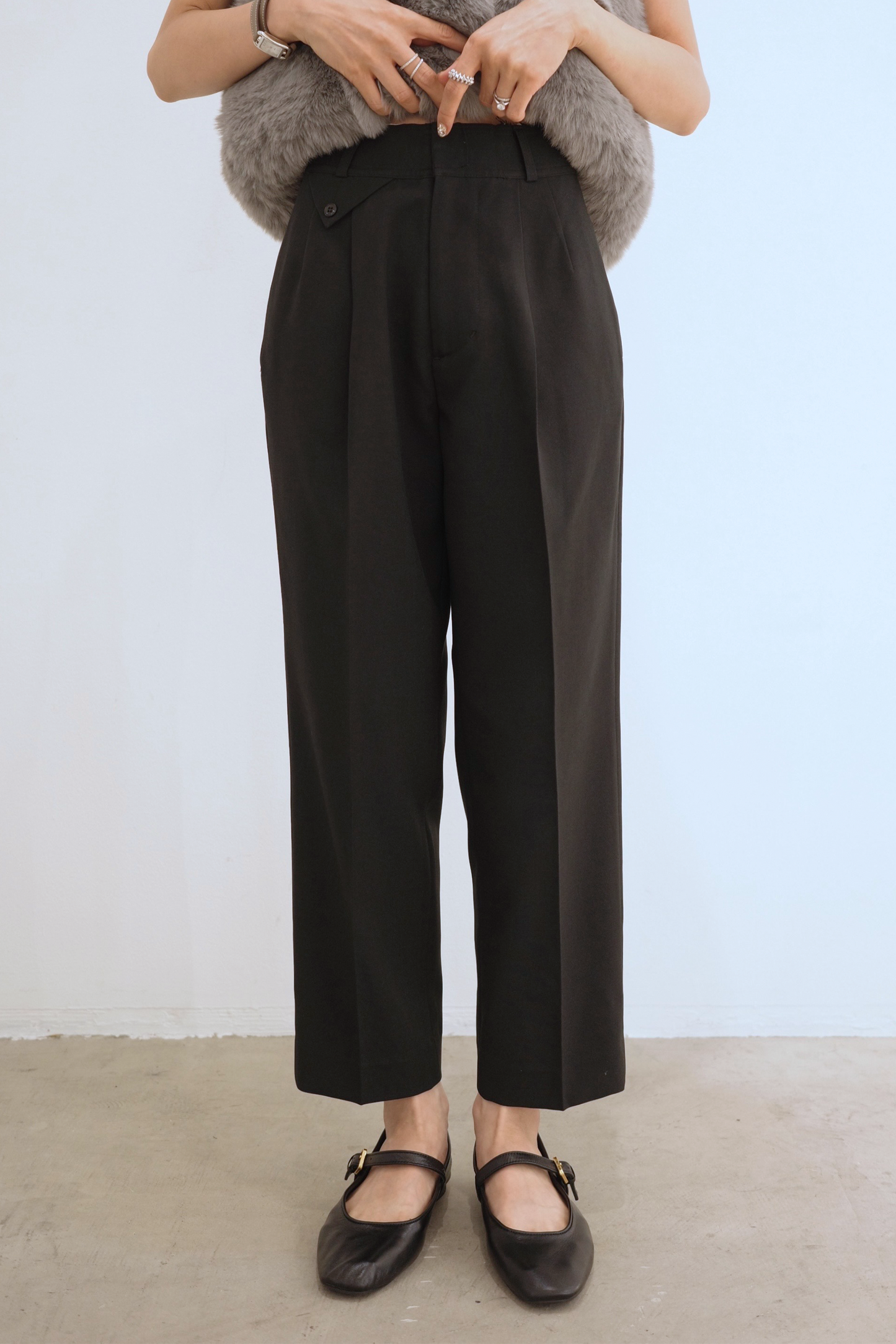 カットオフテーパードPT【BLACK】