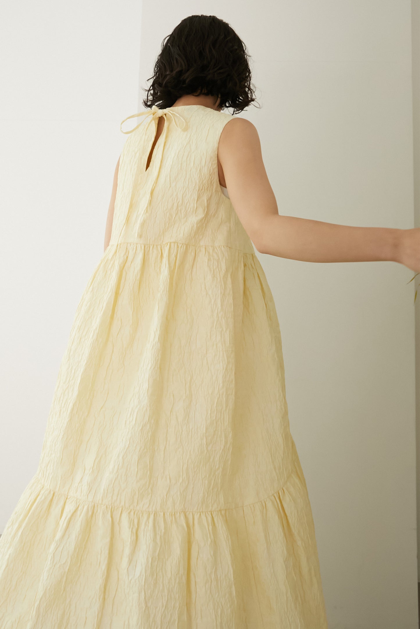 ELLIE ジャガードサマードレス yellow タグ付き新品未使用 - ロング