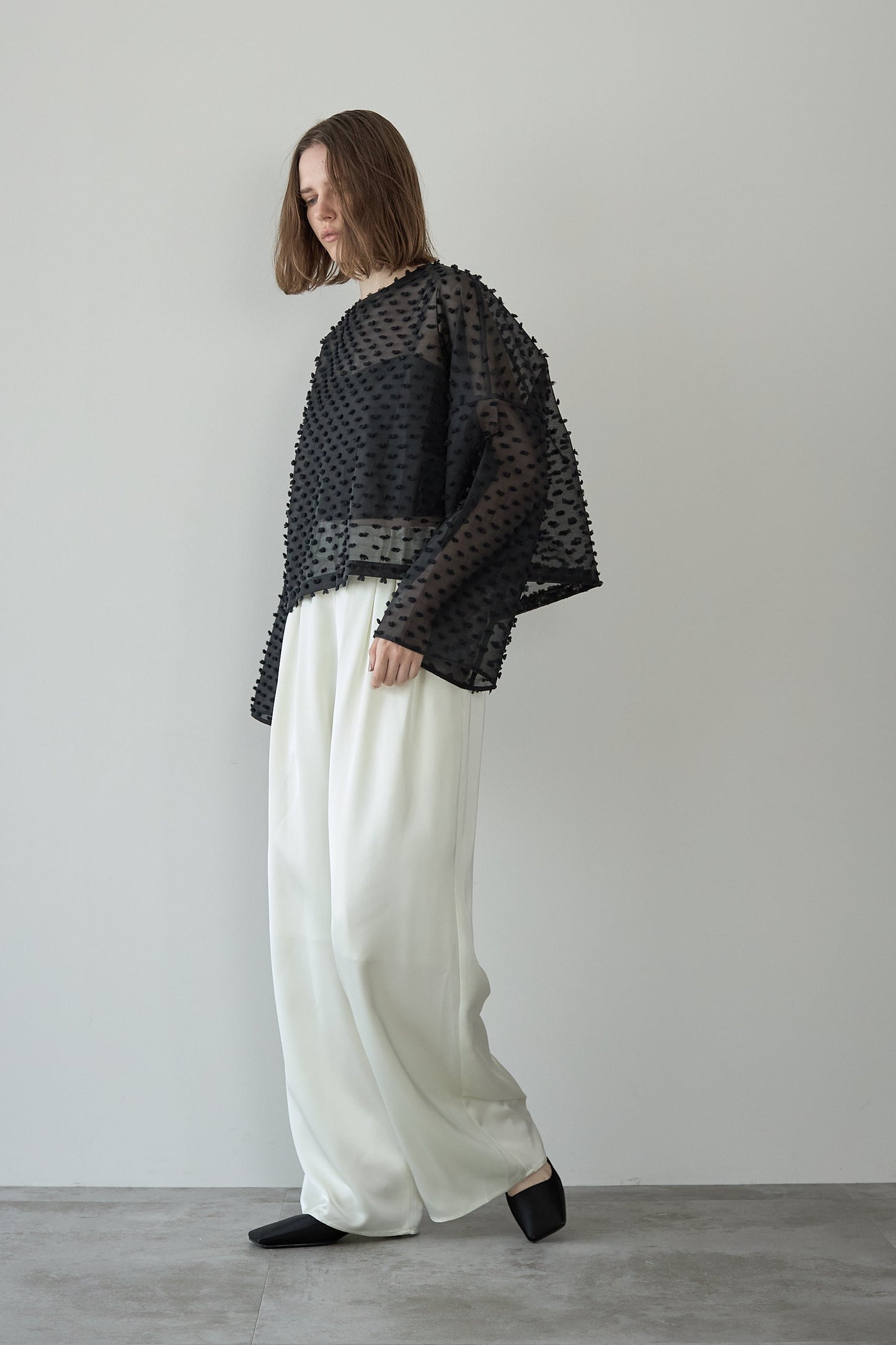 ドットシアートップス【BLACK】