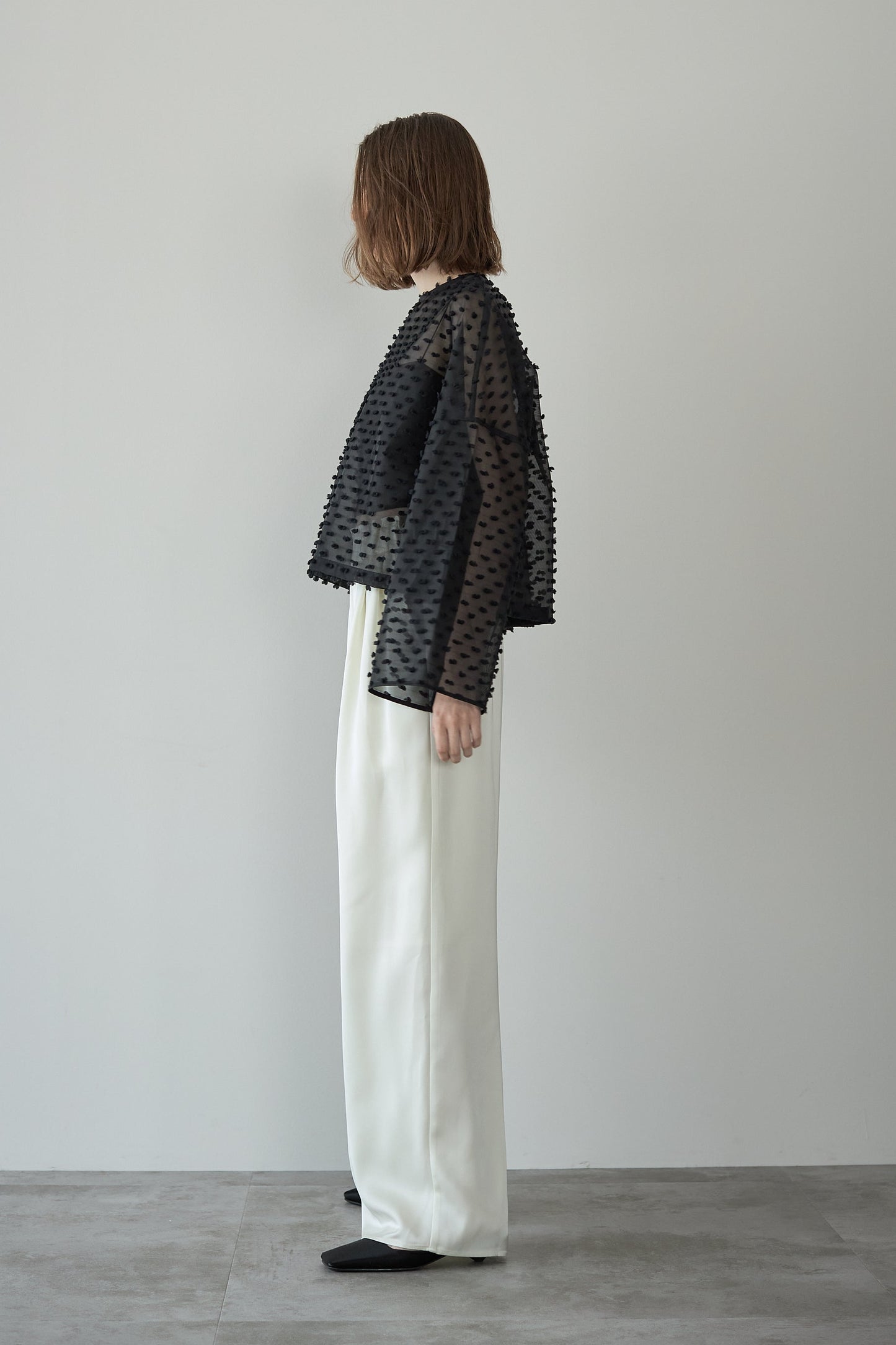 ドットシアートップス【BLACK】