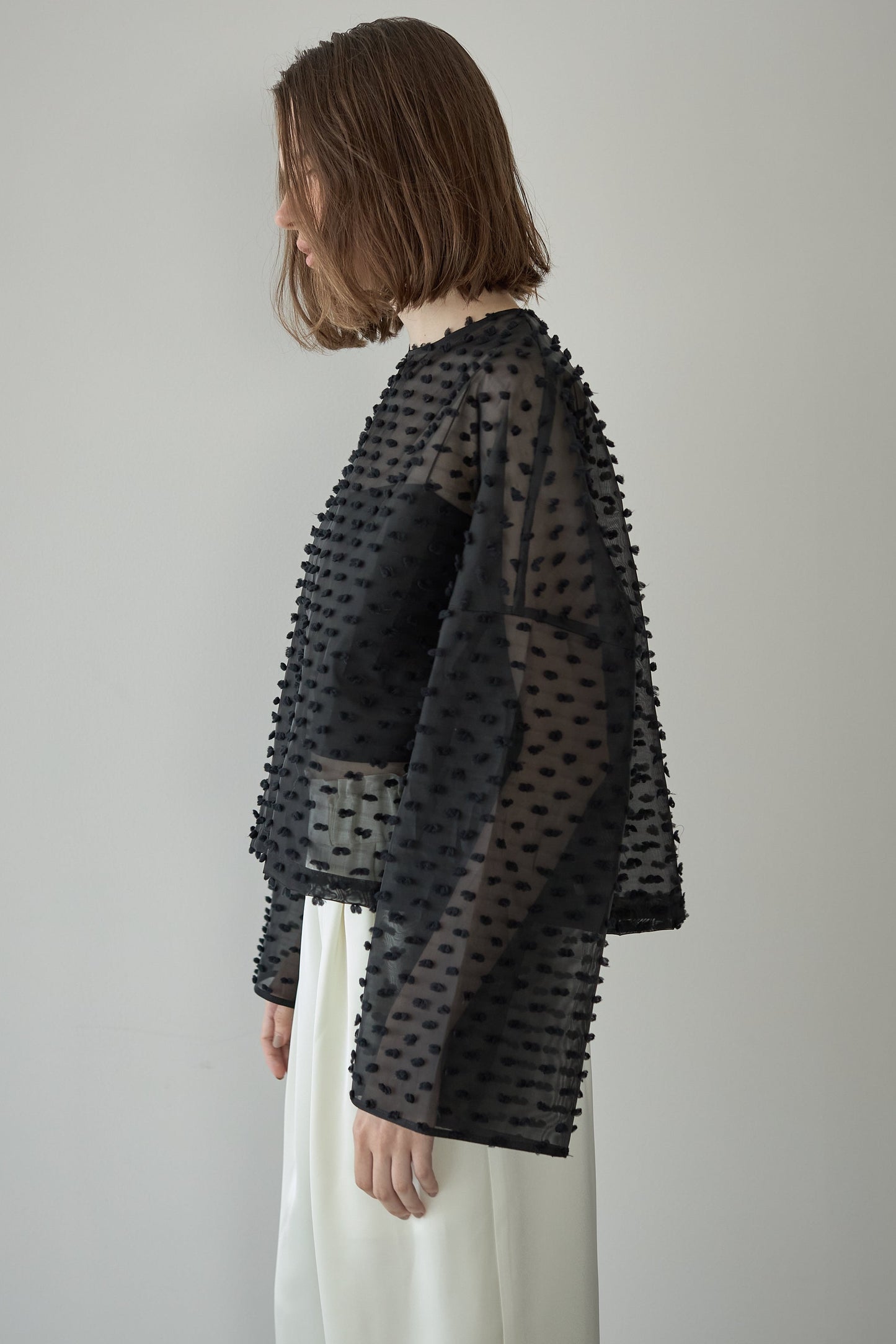 ドットシアートップス【BLACK】