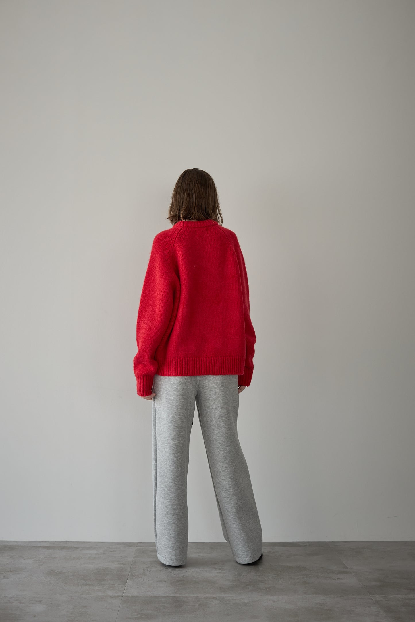 オーバーサイズニット【RED】