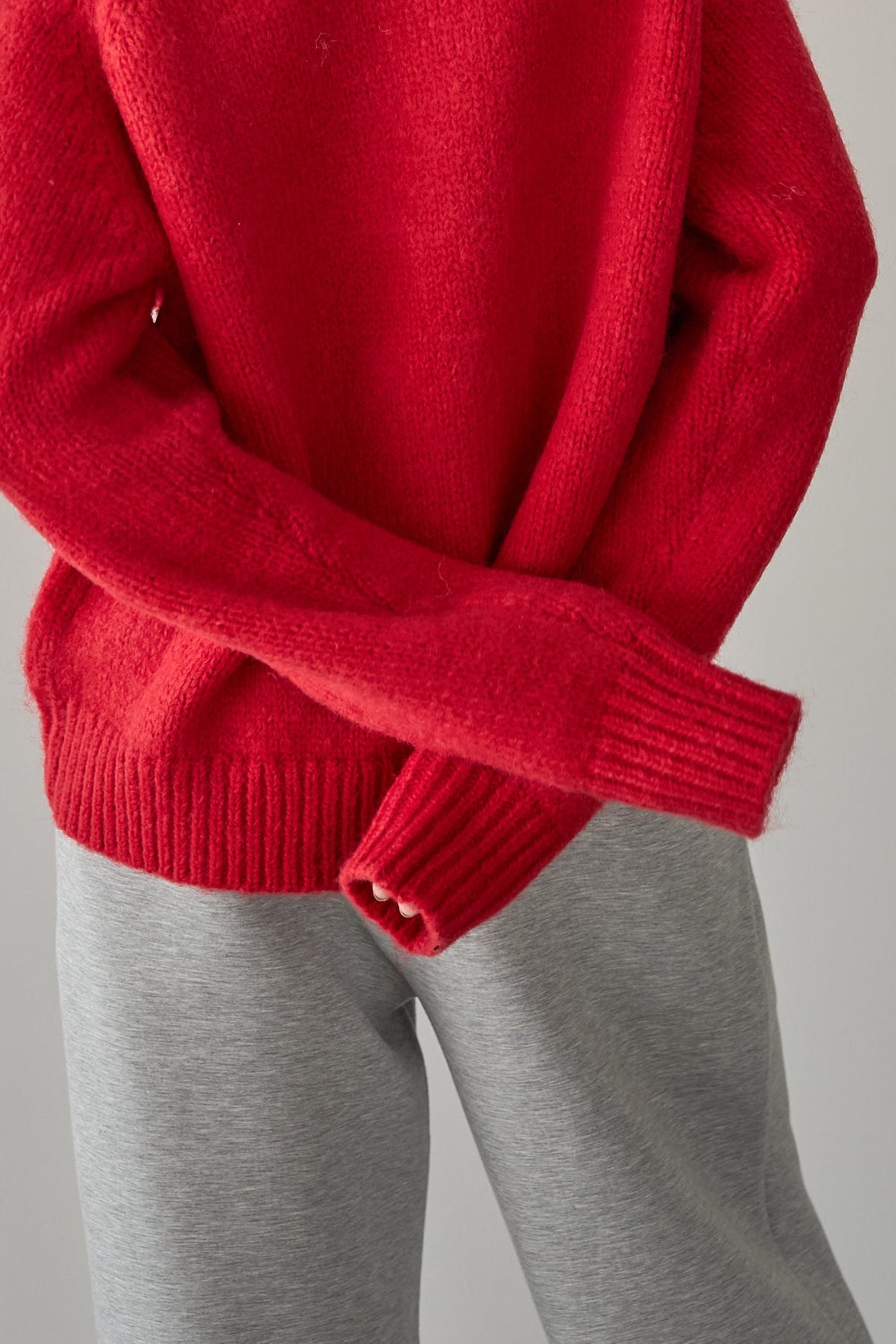 オーバーサイズニット【RED】