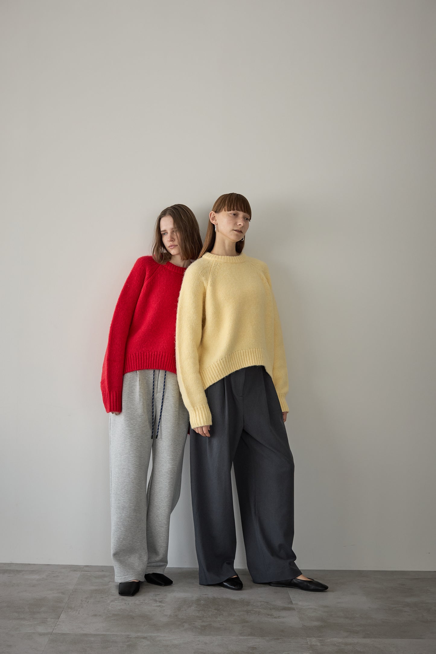 オーバーサイズニット【RED】