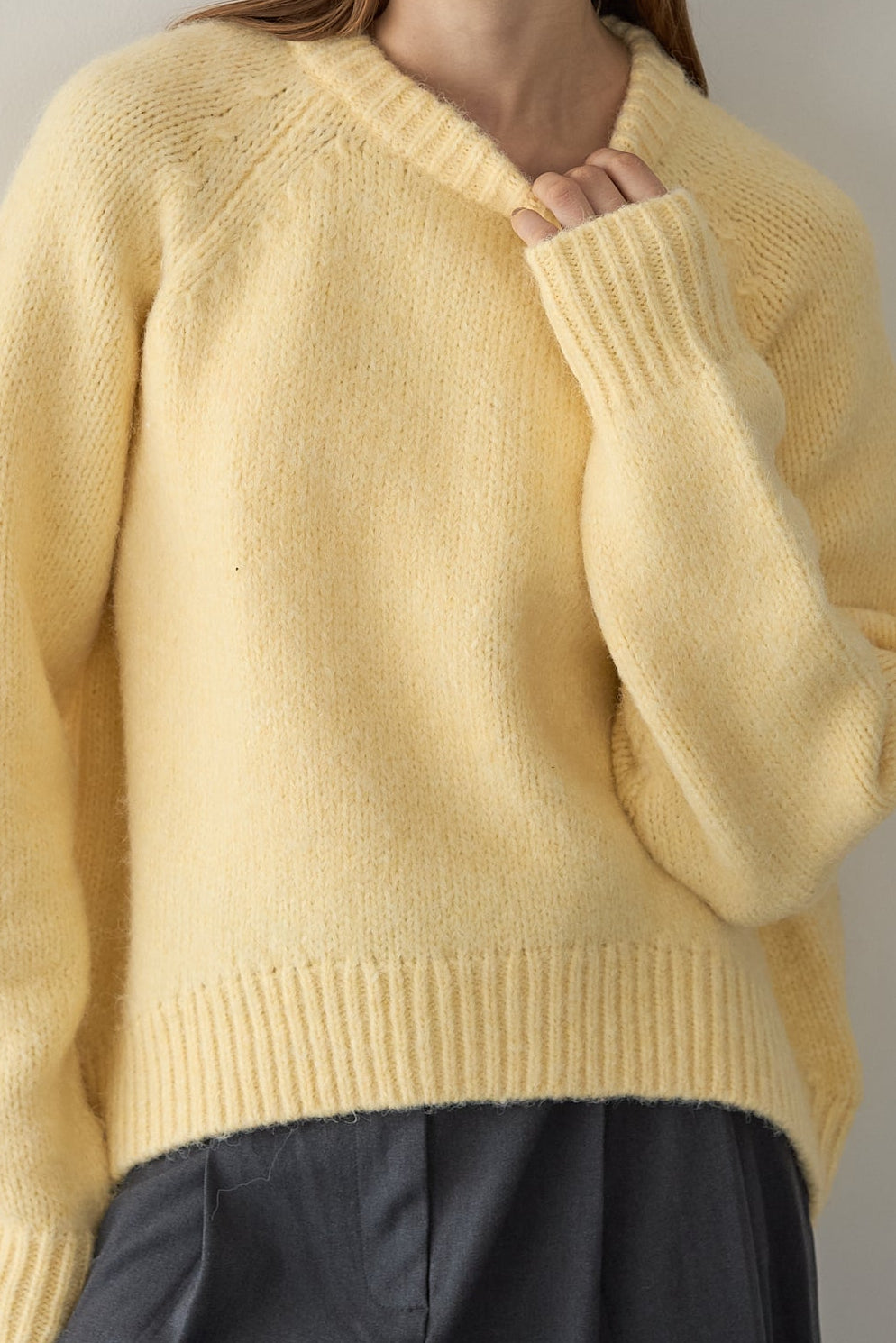 オーバーサイズニット【YELLOW】