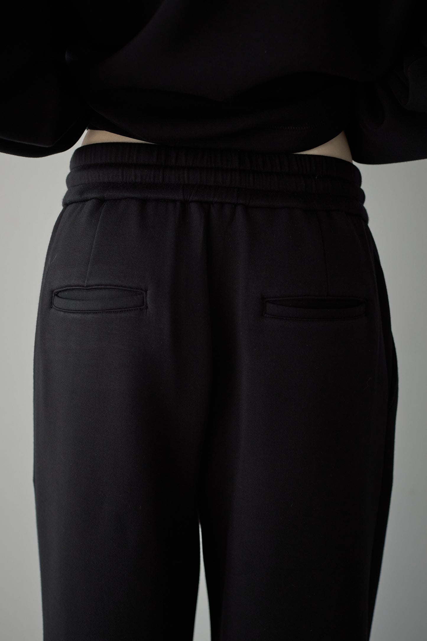 【予約販売11月中旬配送】スウェットワイドパンツ【BLACK】
