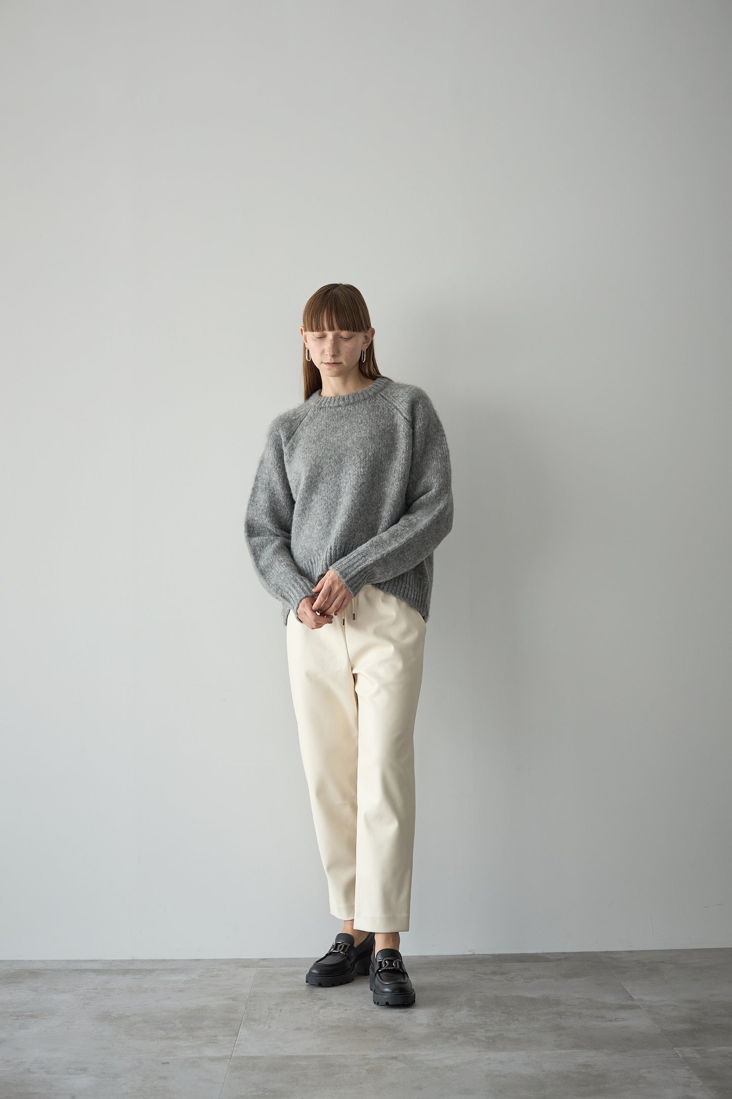 オーバーサイズニット【GRAY】