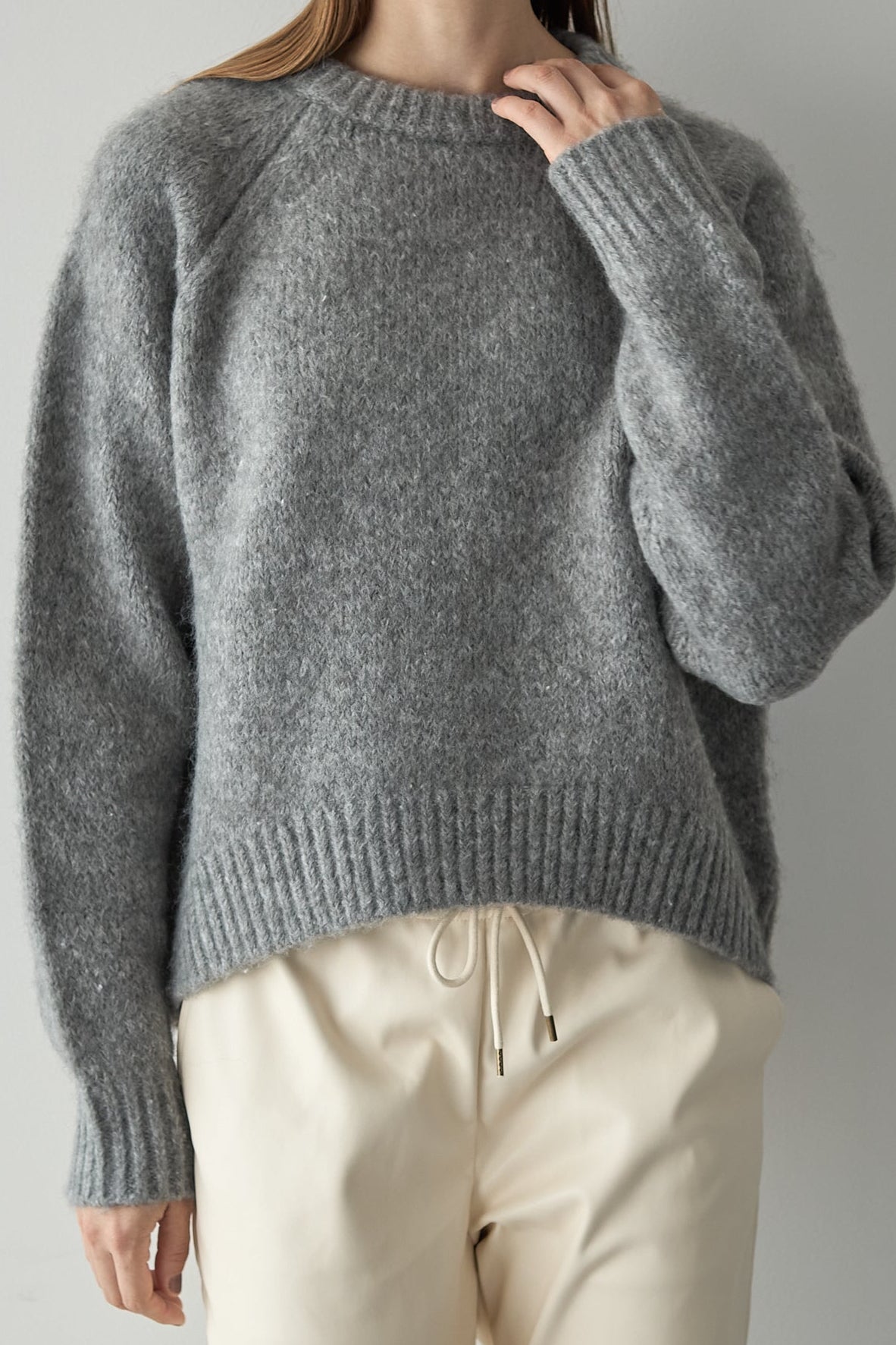 オーバーサイズニット【GRAY】