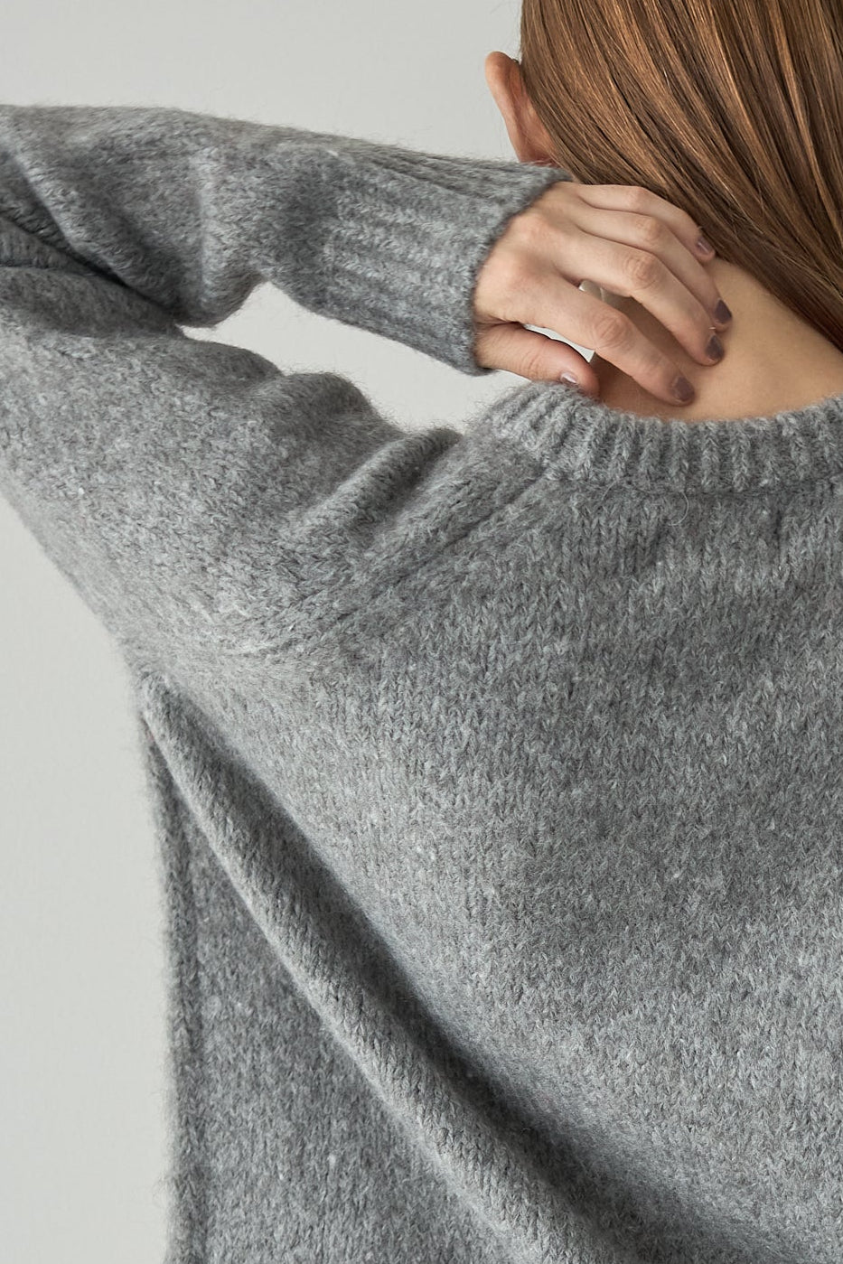 オーバーサイズニット【GRAY】
