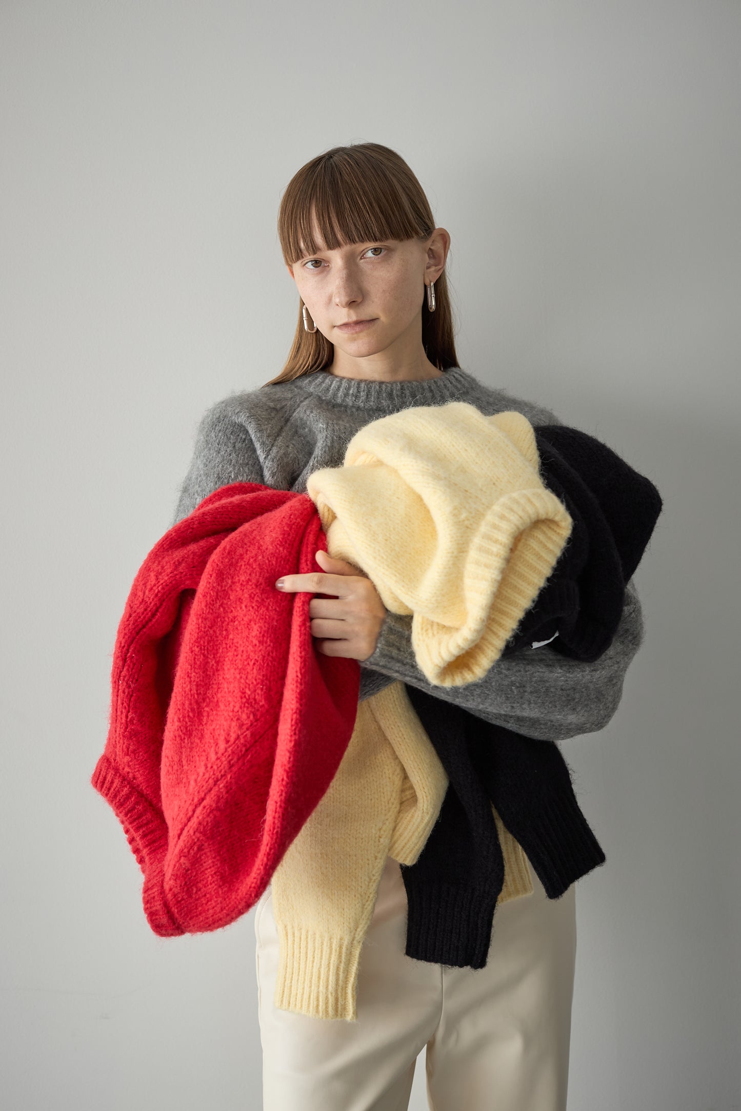 オーバーサイズニット【RED】