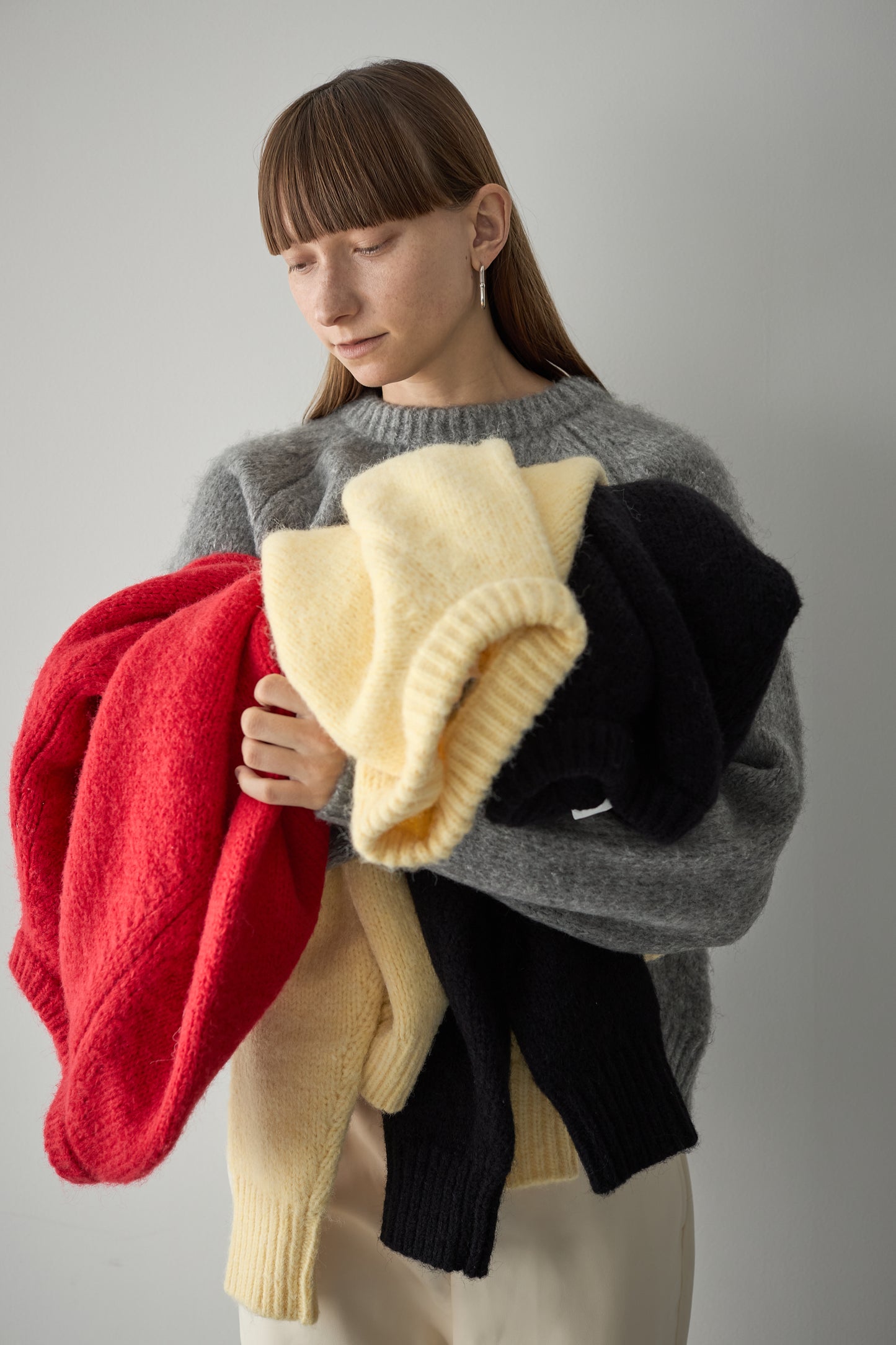 オーバーサイズニット【GRAY】