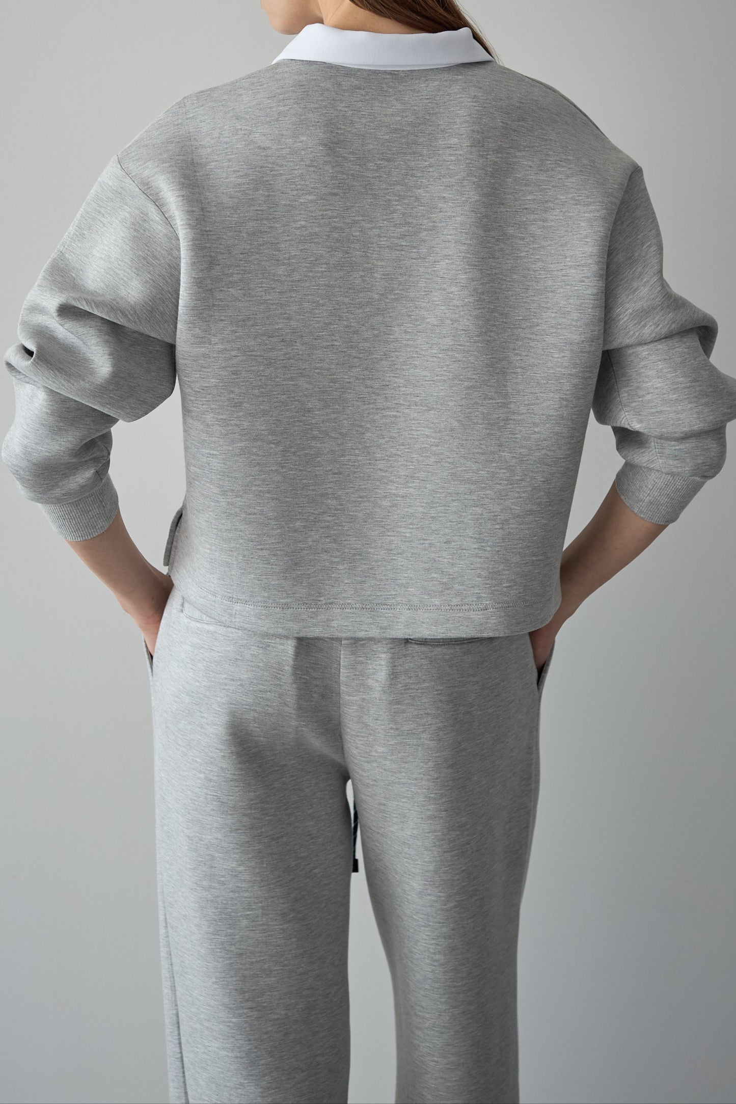 スウェットワイドパンツ【GRAY】