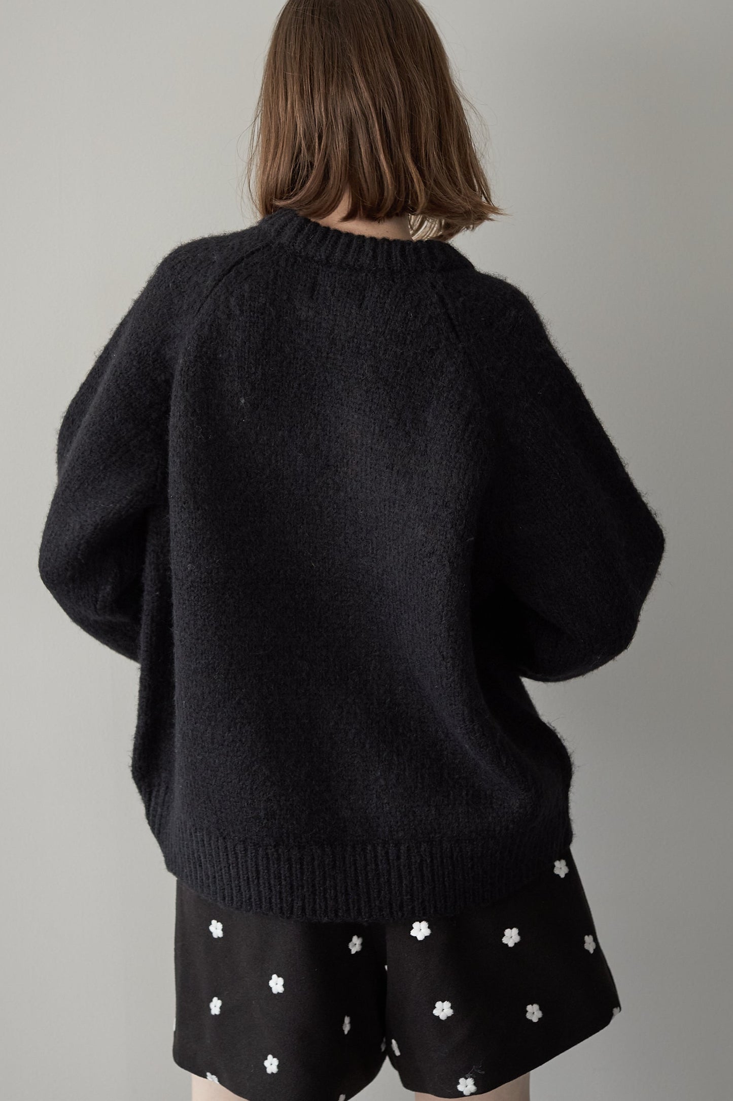 オーバーサイズニット【BLACK】