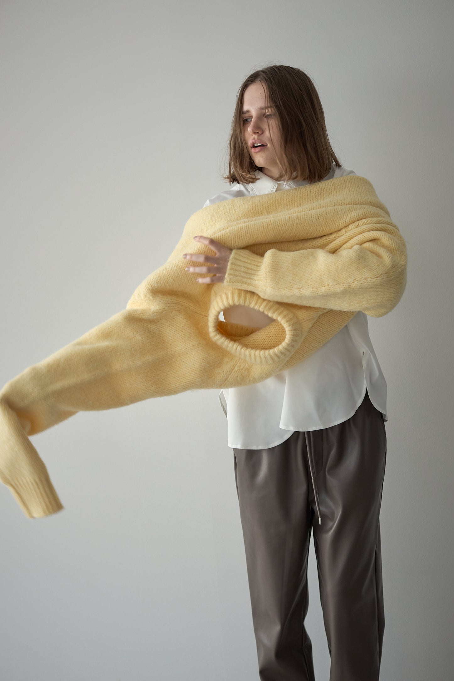 オーバーサイズニット【YELLOW】