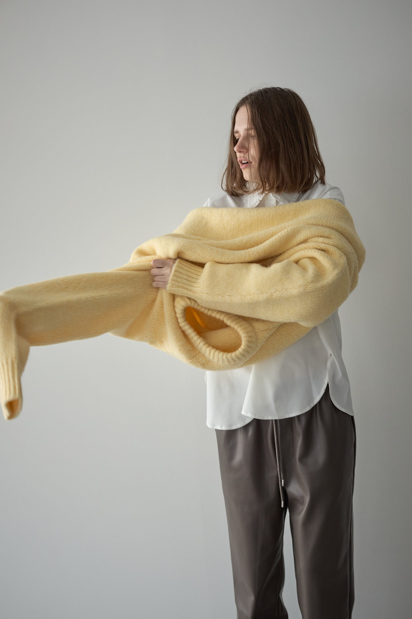 オーバーサイズニット【YELLOW】