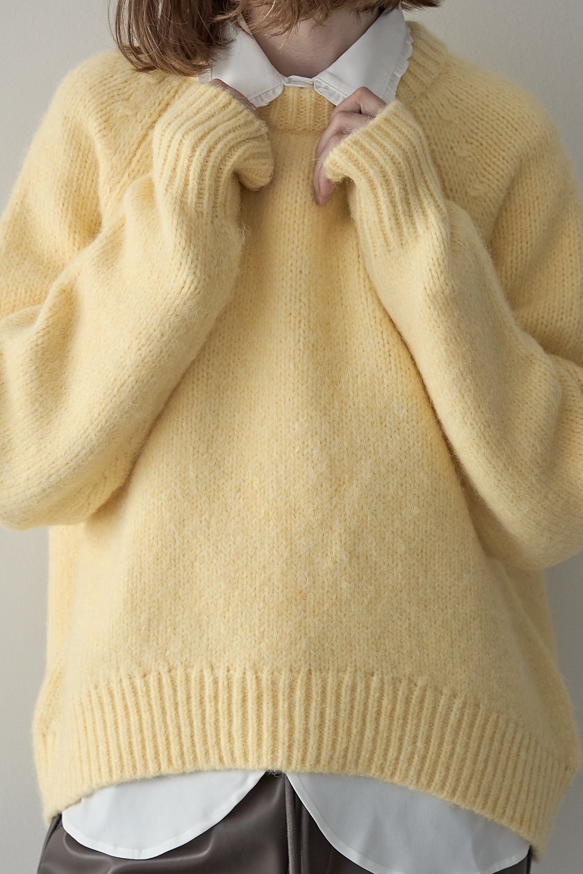 オーバーサイズニット【YELLOW】