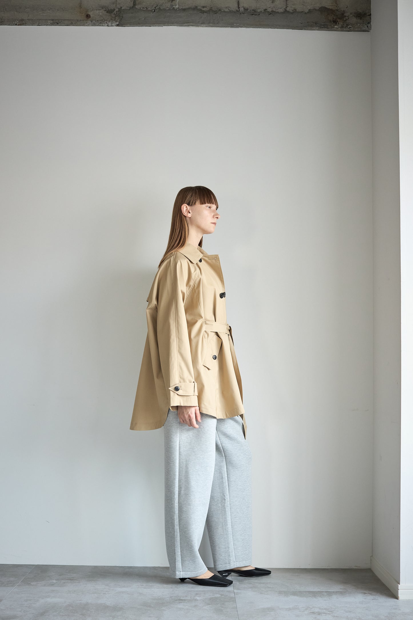 ケープトレンチコート【BEIGE】