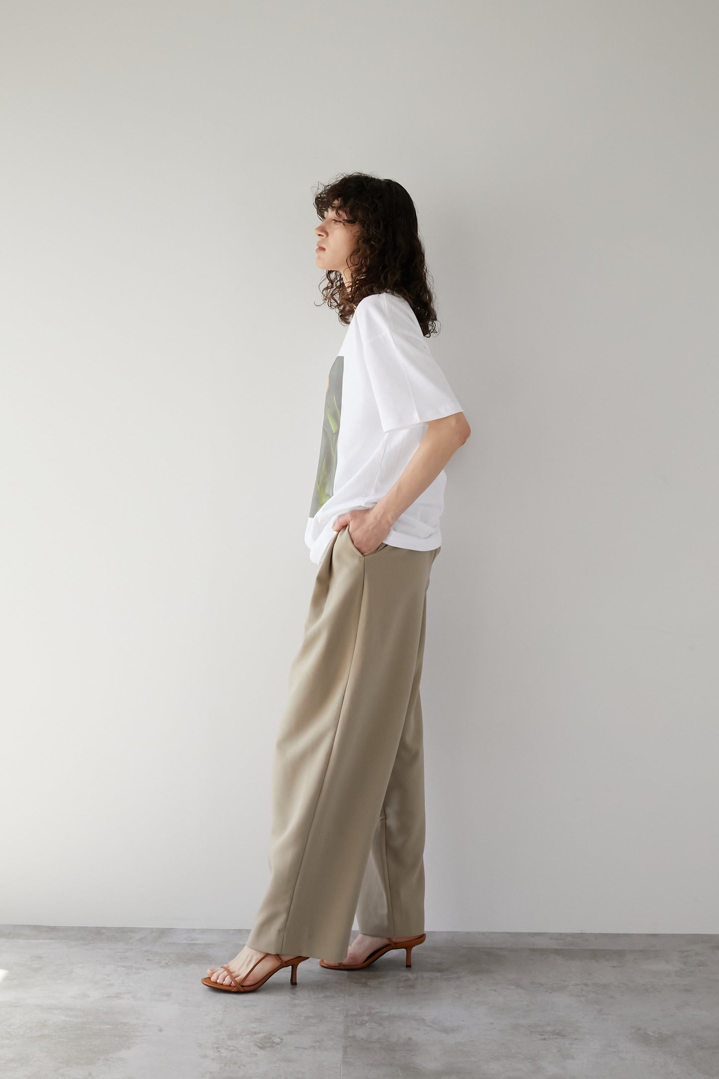 Tuck Adjust Pants [WHITE]