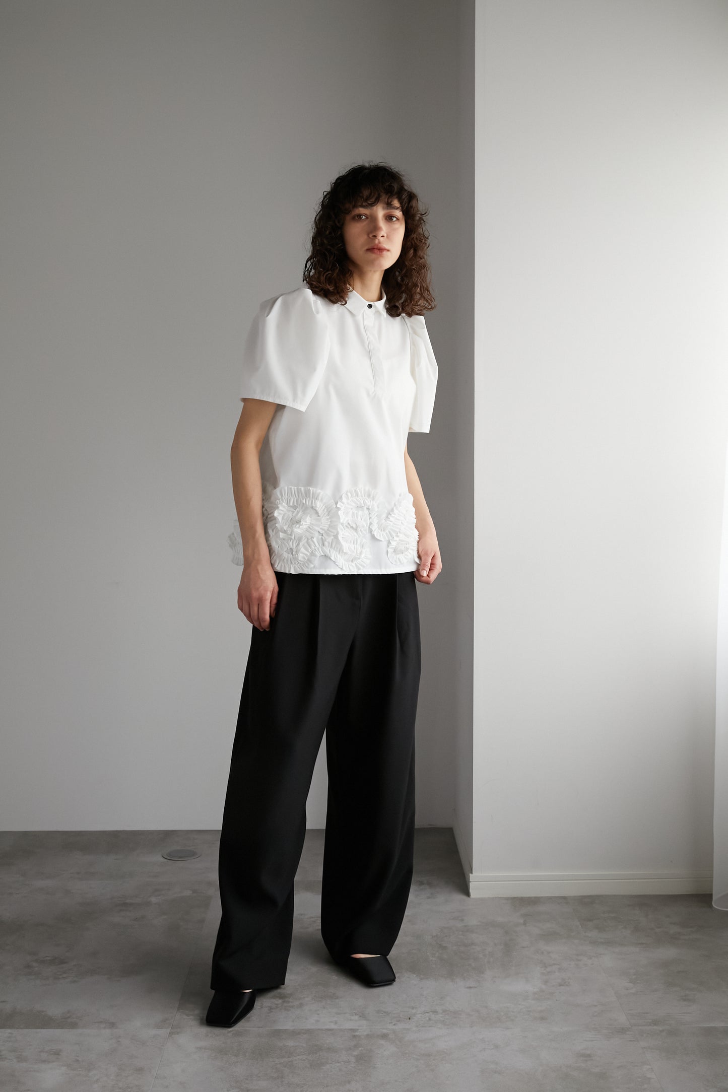 Tuck Adjust Pants [WHITE]
