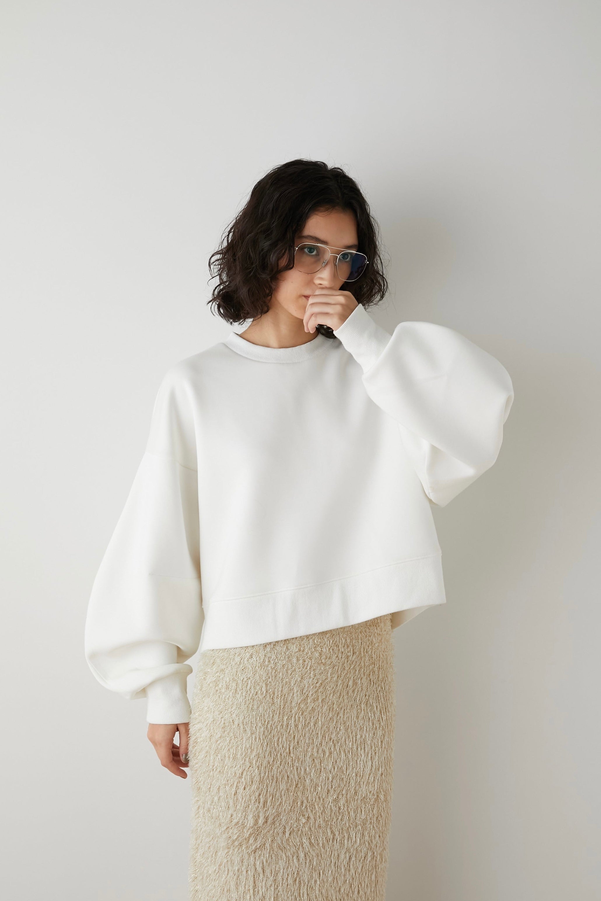ロングボリュームスリーブコート【BEIGE】 – ELLIE