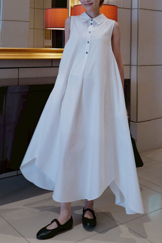 ヘムラインワンピース【WHITE】
