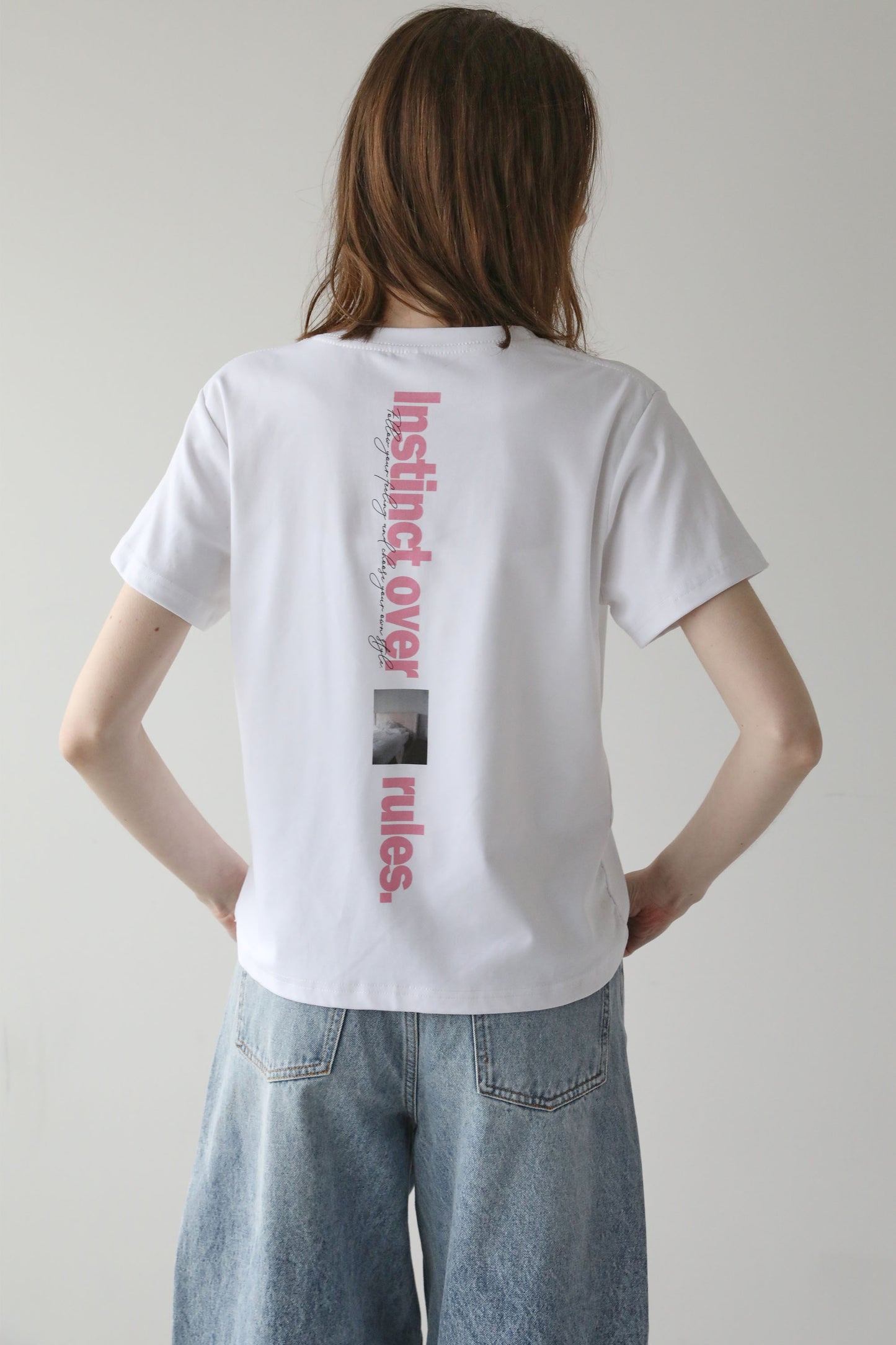 バックプリントTEE【WHITE】