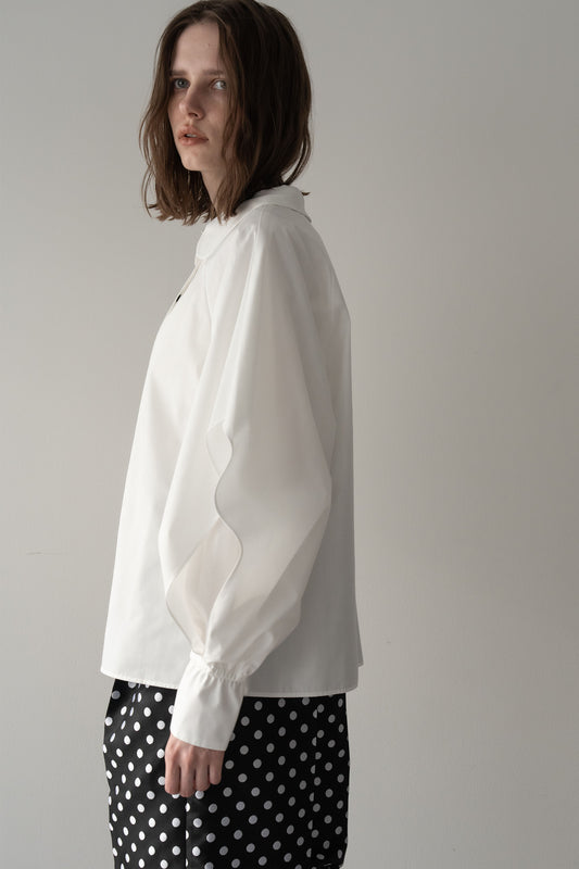 チューリップブラウス【WHITE】