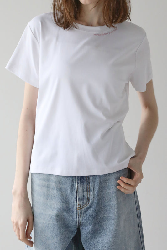 バックプリントTEE【WHITE】