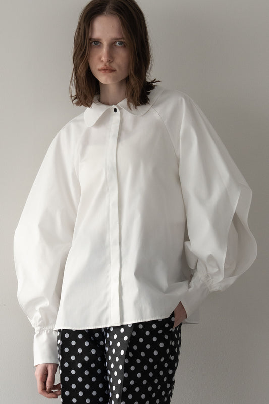 チューリップブラウス【WHITE】