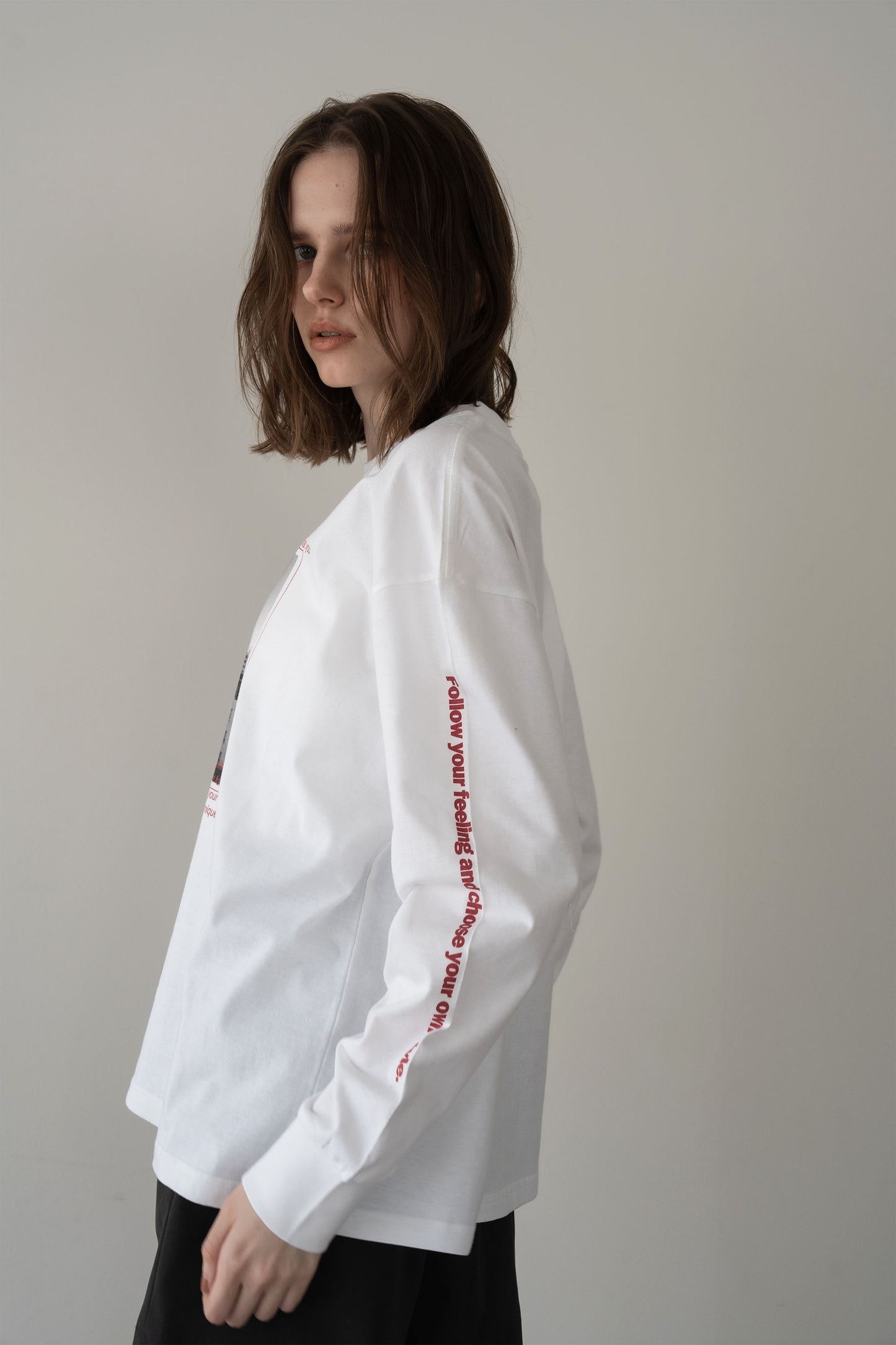 プリントロンTEE【WHITE】