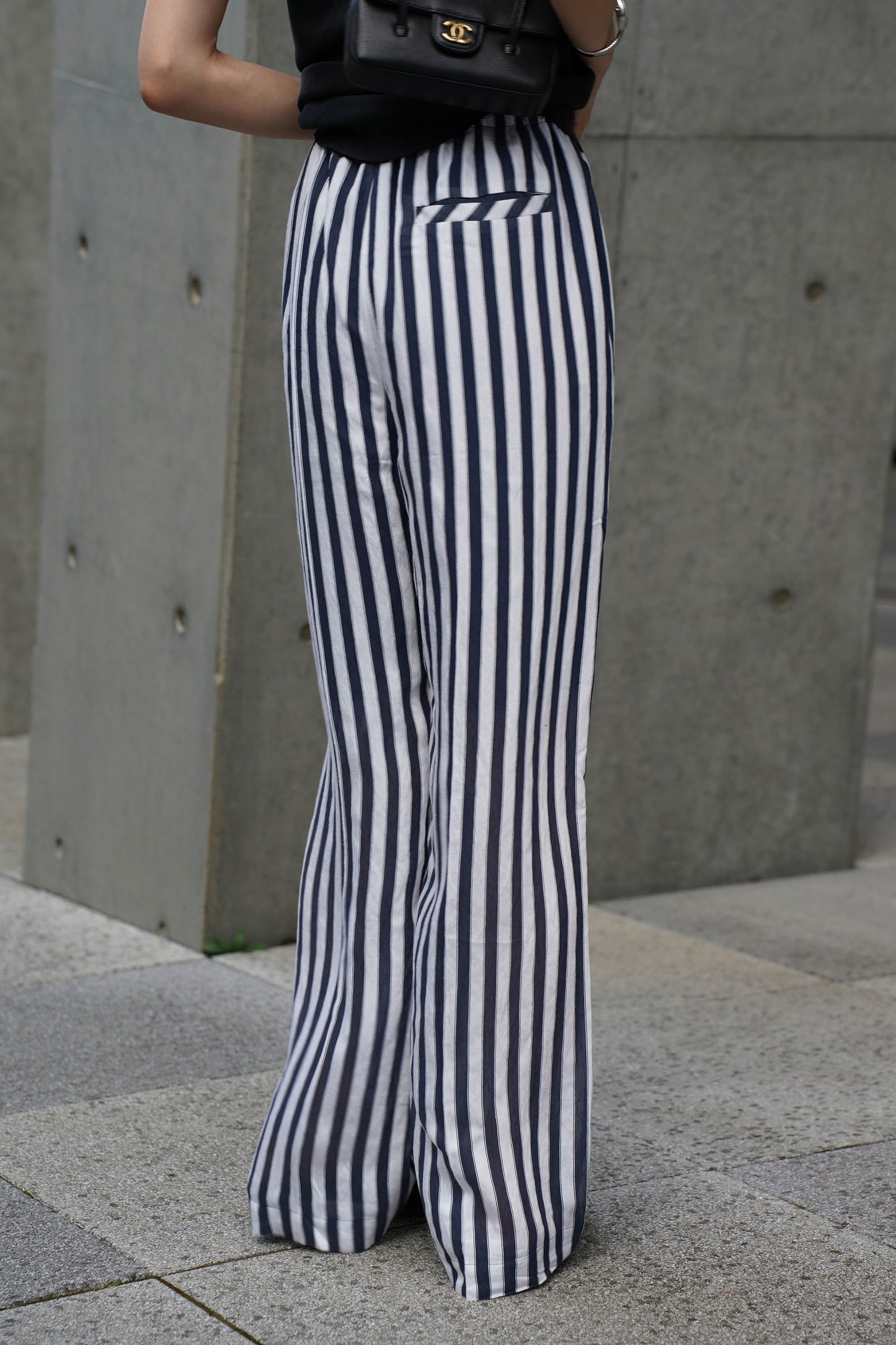 ストライプパンツ【NAVY】