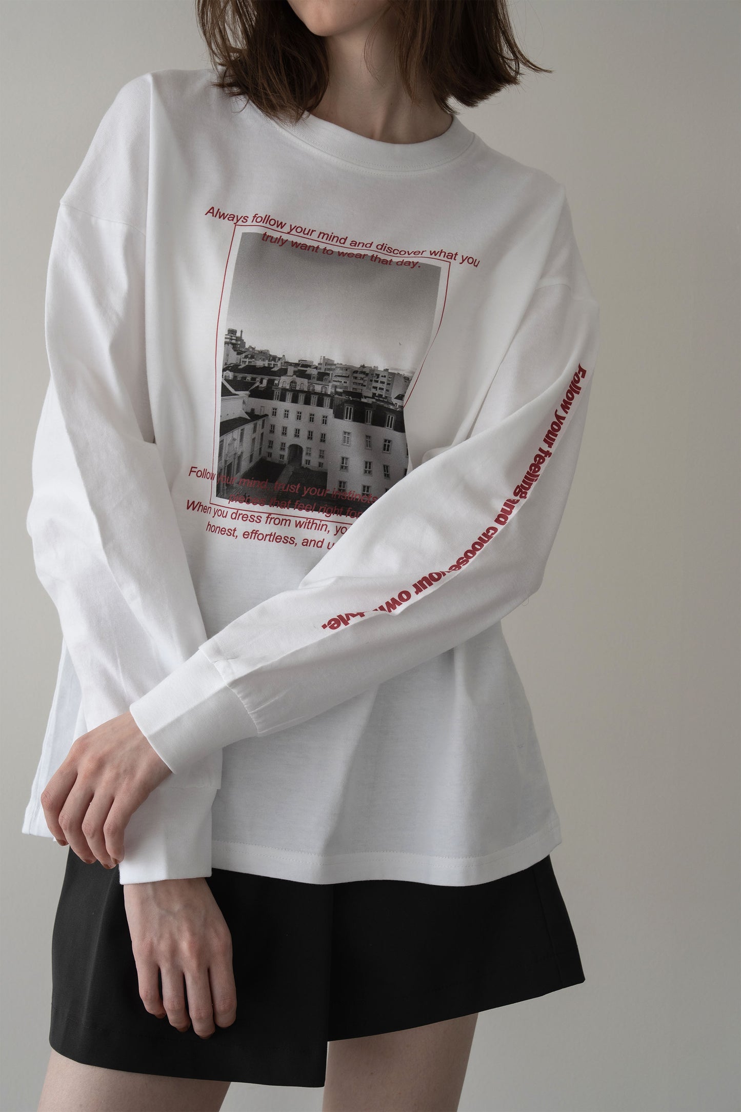 プリントロンTEE【WHITE】