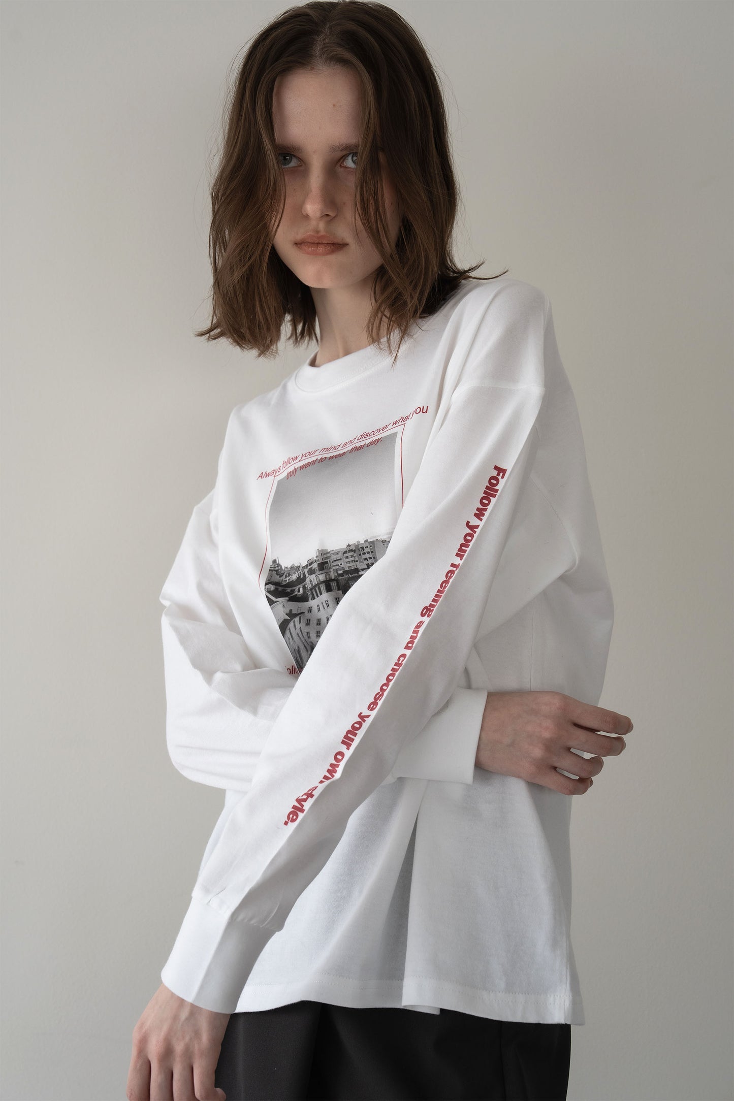 プリントロンTEE【WHITE】