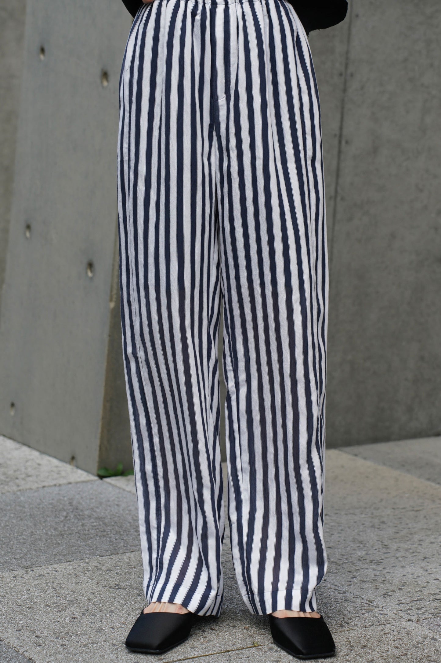 ストライプパンツ【NAVY】