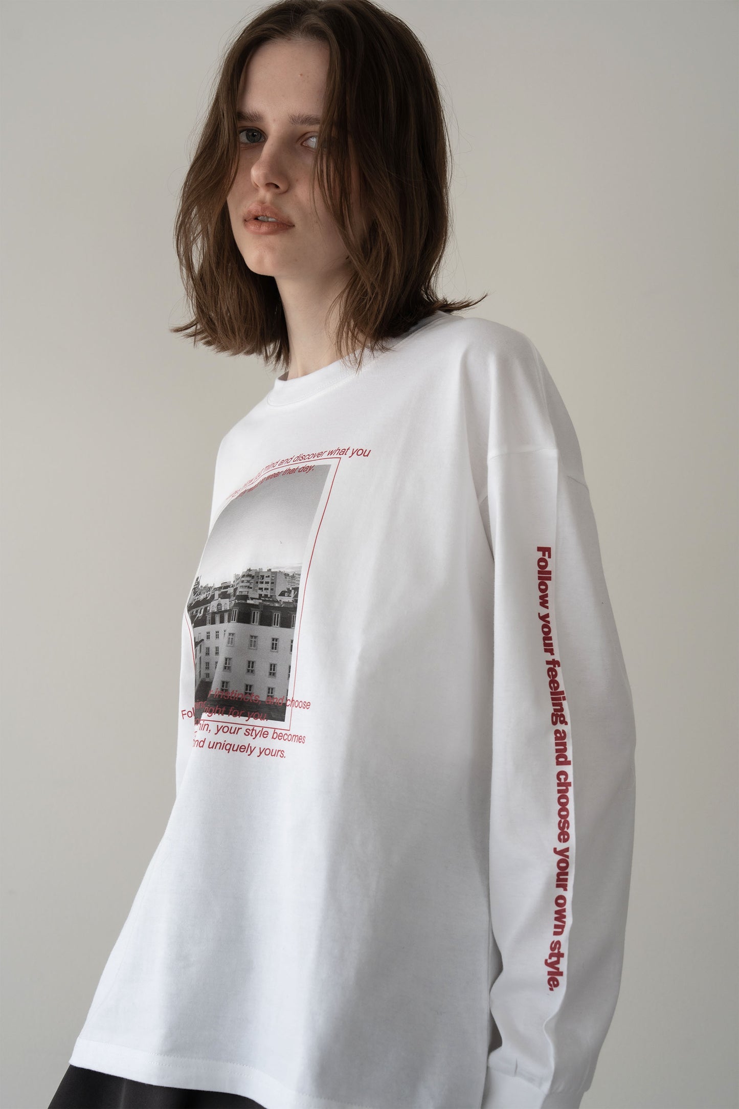 プリントロンTEE【WHITE】